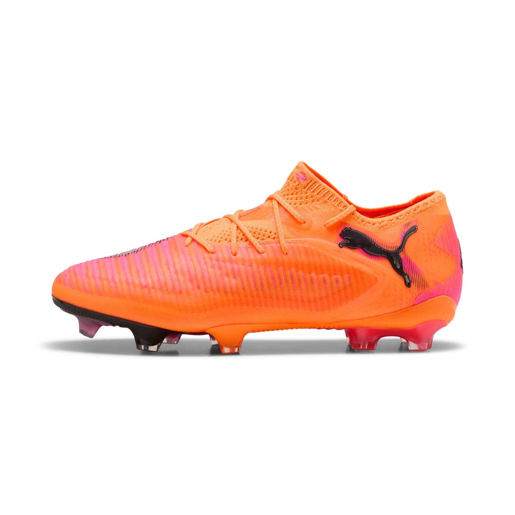 PUMA Future 8 Ultimate Low FG Mens Soccer Cleats Orange Black