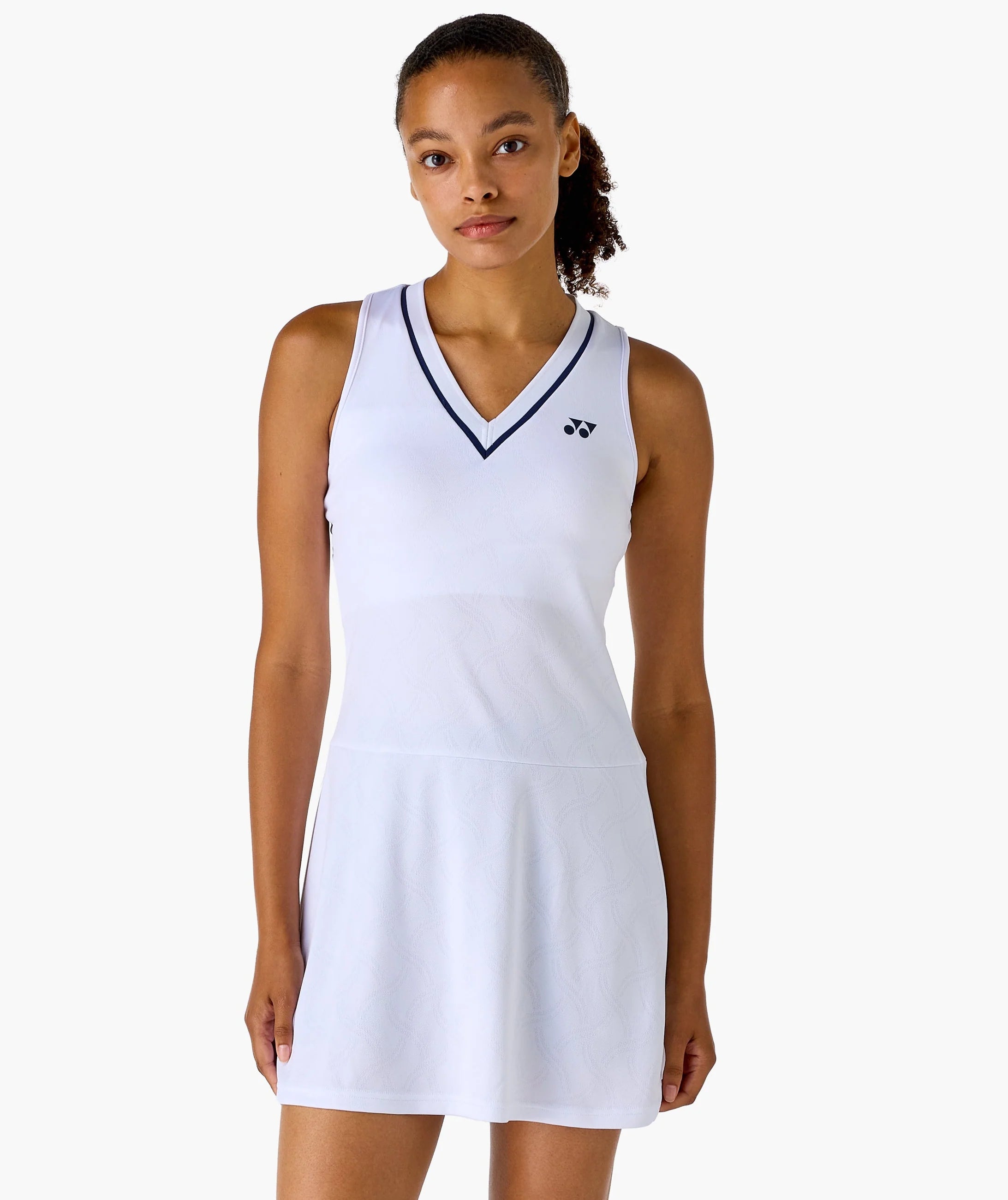 VERDANT TOURNAMENT V NECK DRESS