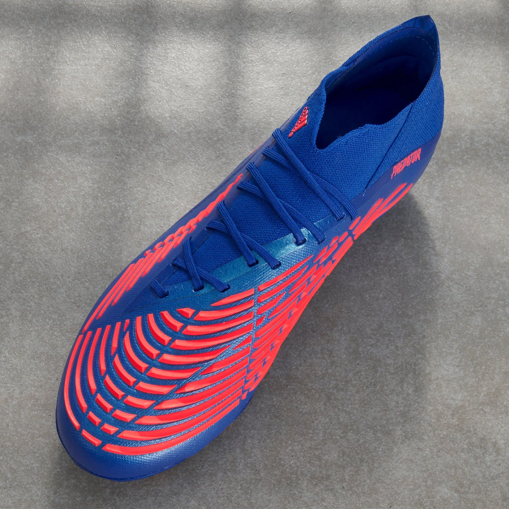 adidas Predator Edge1 FG Firm Ground Boots Hi Res Blue Turbo Hi Res Blue