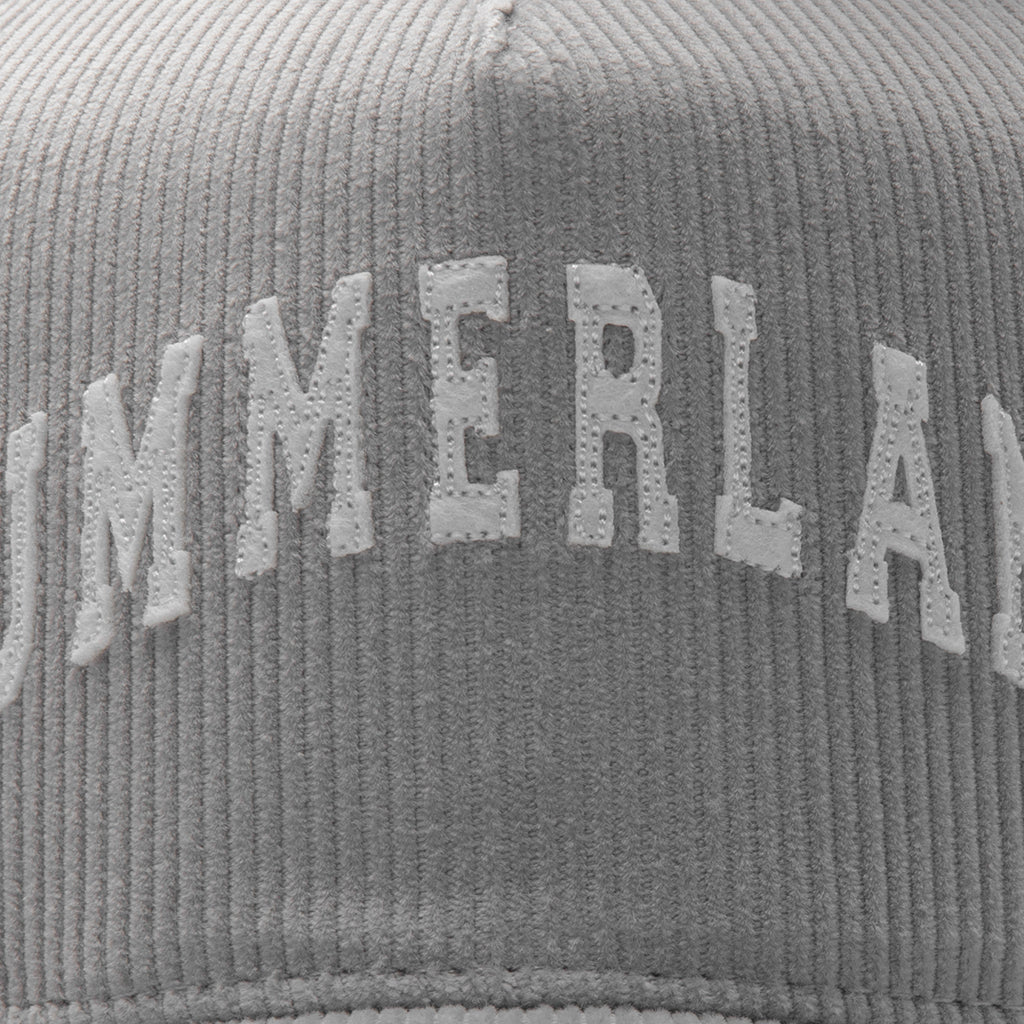 Summerland Corduroy Trucker Hat Grey