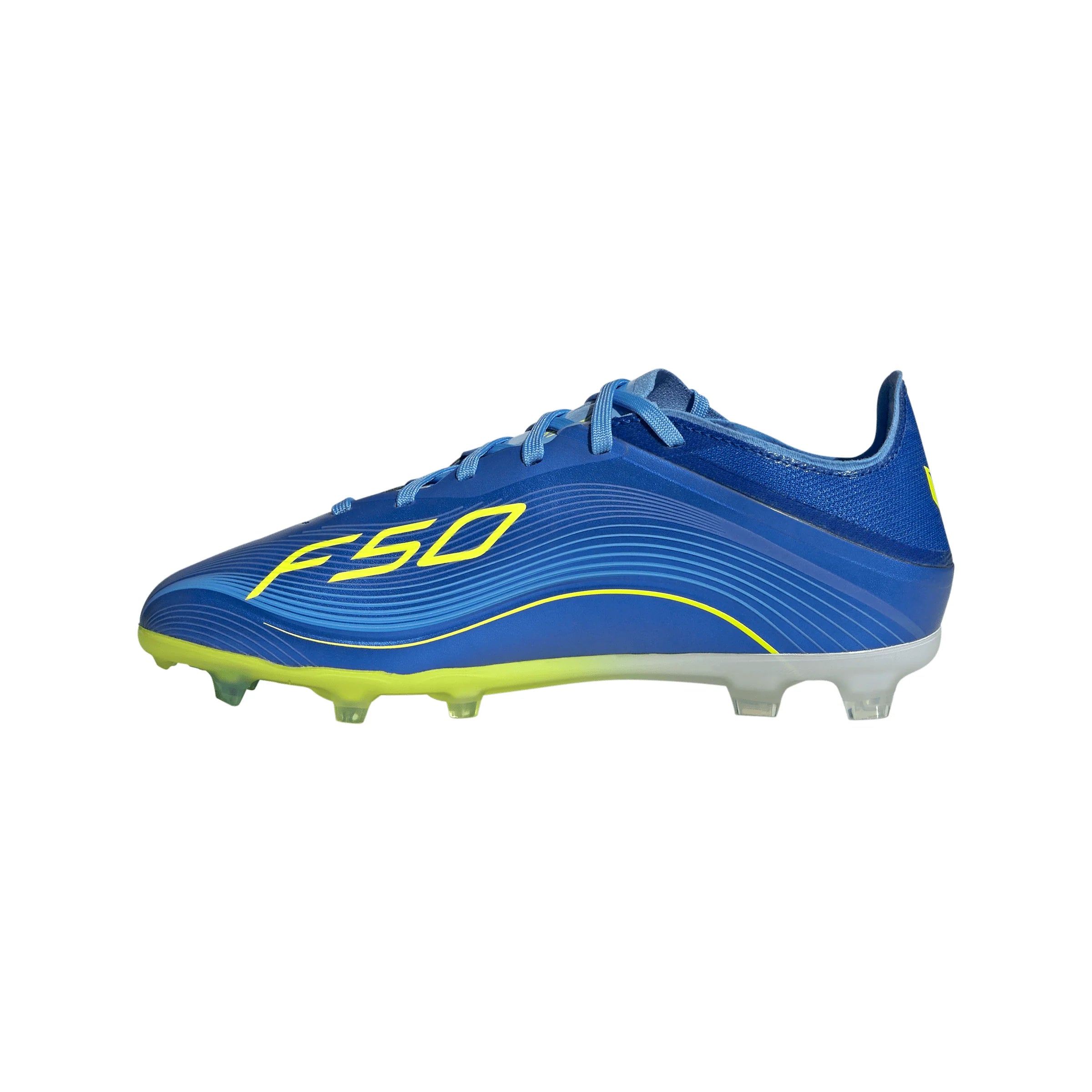 adidas F50 Messi Elite FG Youth Soccer Cleats Royal Blue Yellow Blue