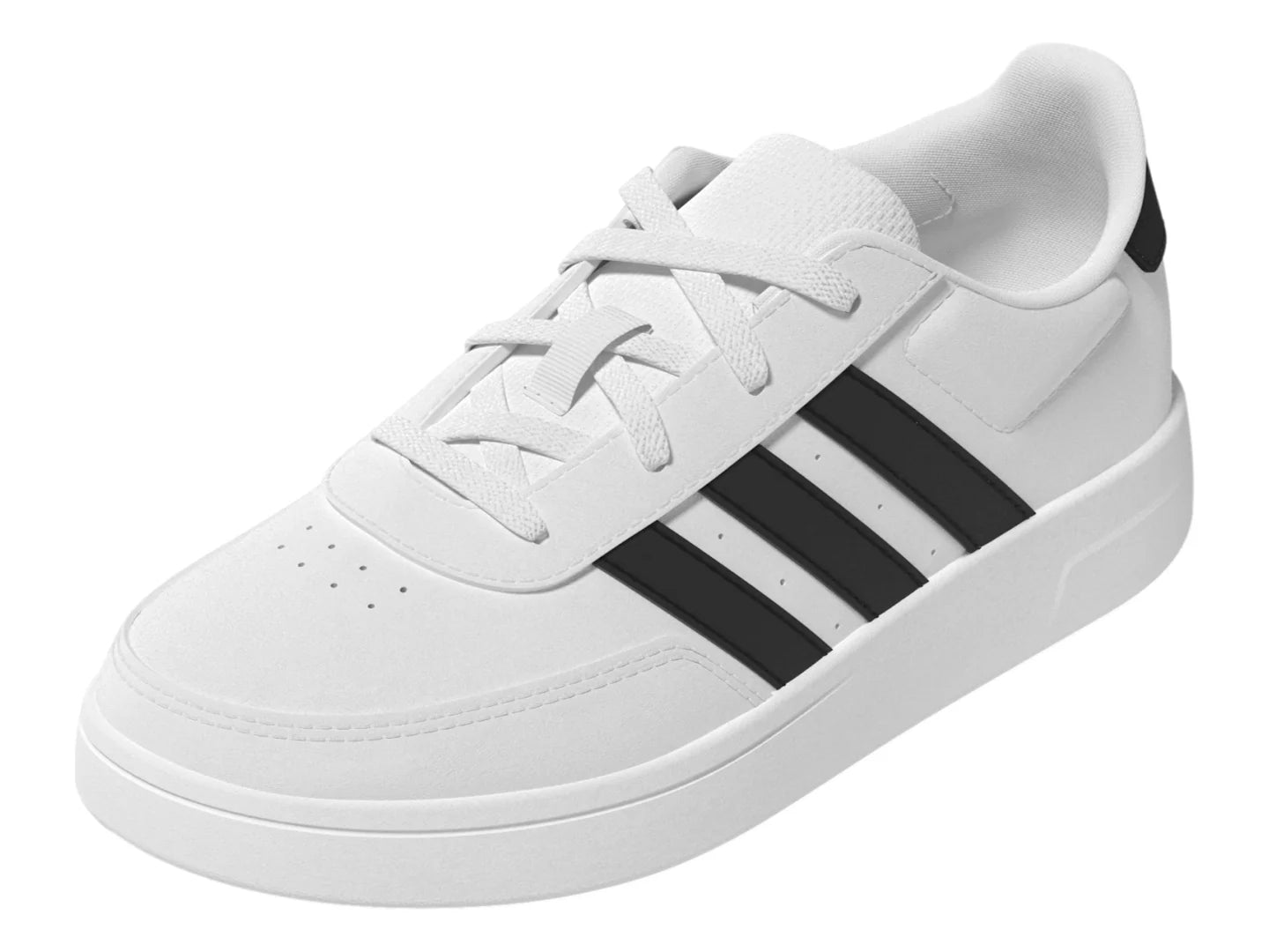 Tenis Adidas Breaknet 20 Blancos con Negro para Niño