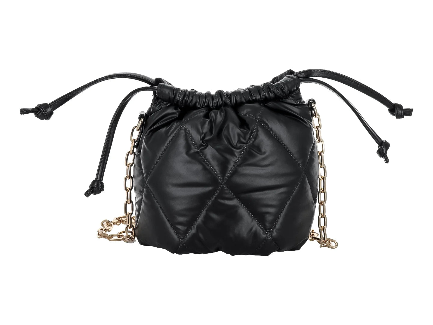 Bolsa de Hombro Ferretina Lola Diamante Negro para Mujer
