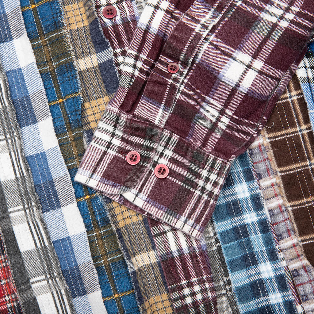 Ribbon Flannel Shirt Assorted