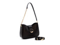 MM Bolsas Bolso de Hombro Negro para Mujer