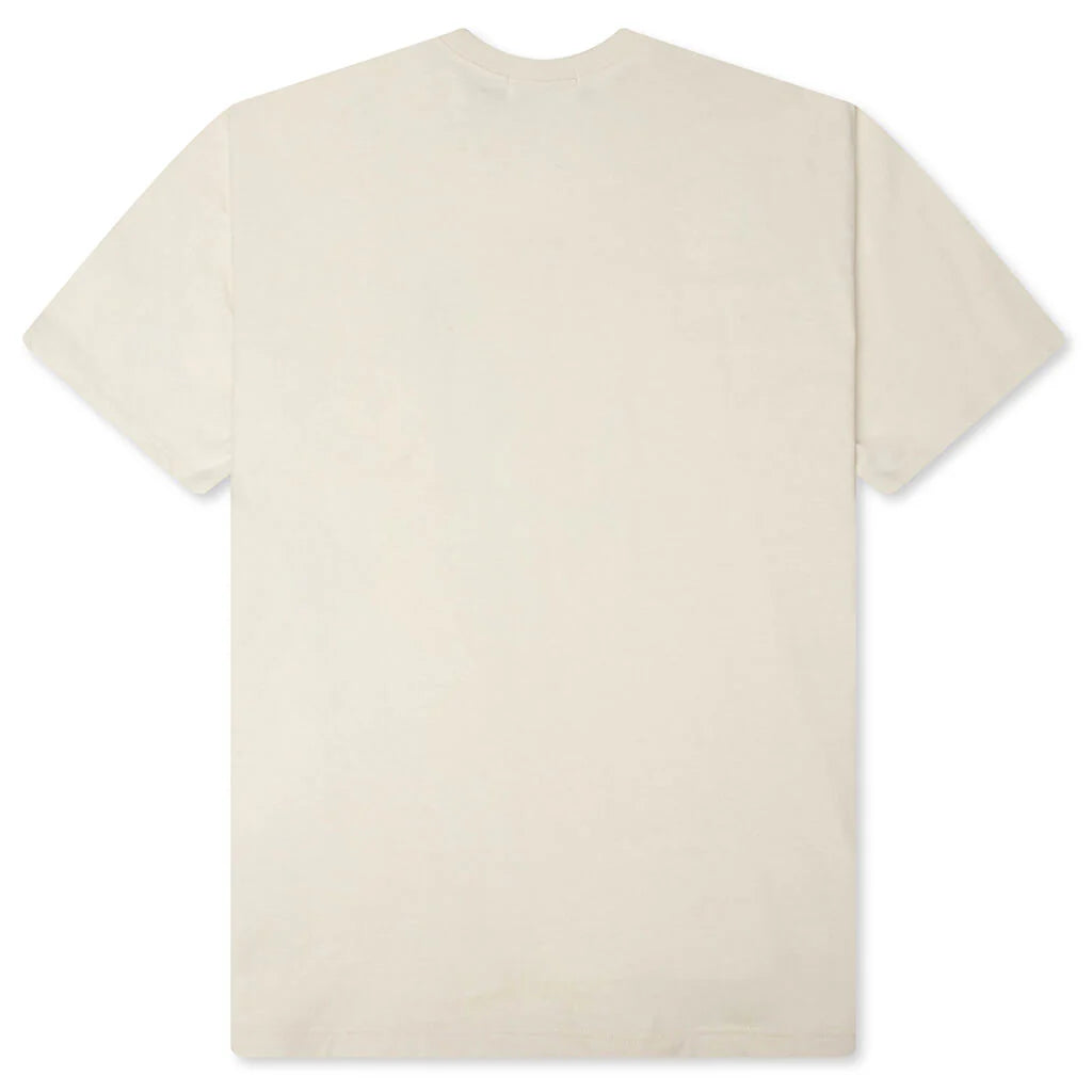 Color Stone College Relaxed Fit Tee White