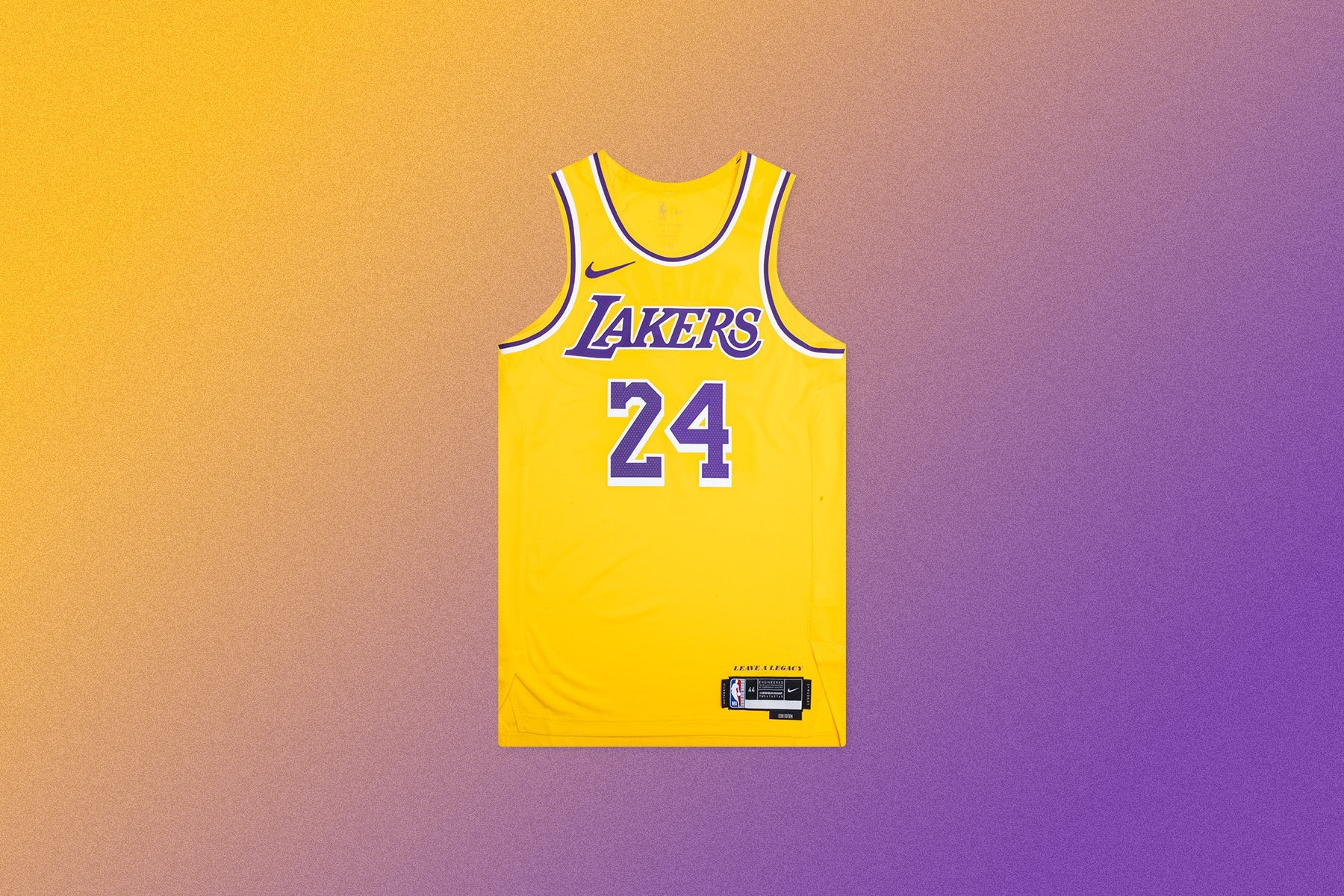 Dri FIT ADV NBA Authentic Jersey Los Angeles Lakers Icon Edition 2022 23 Amarillo Kobe Bryant 24