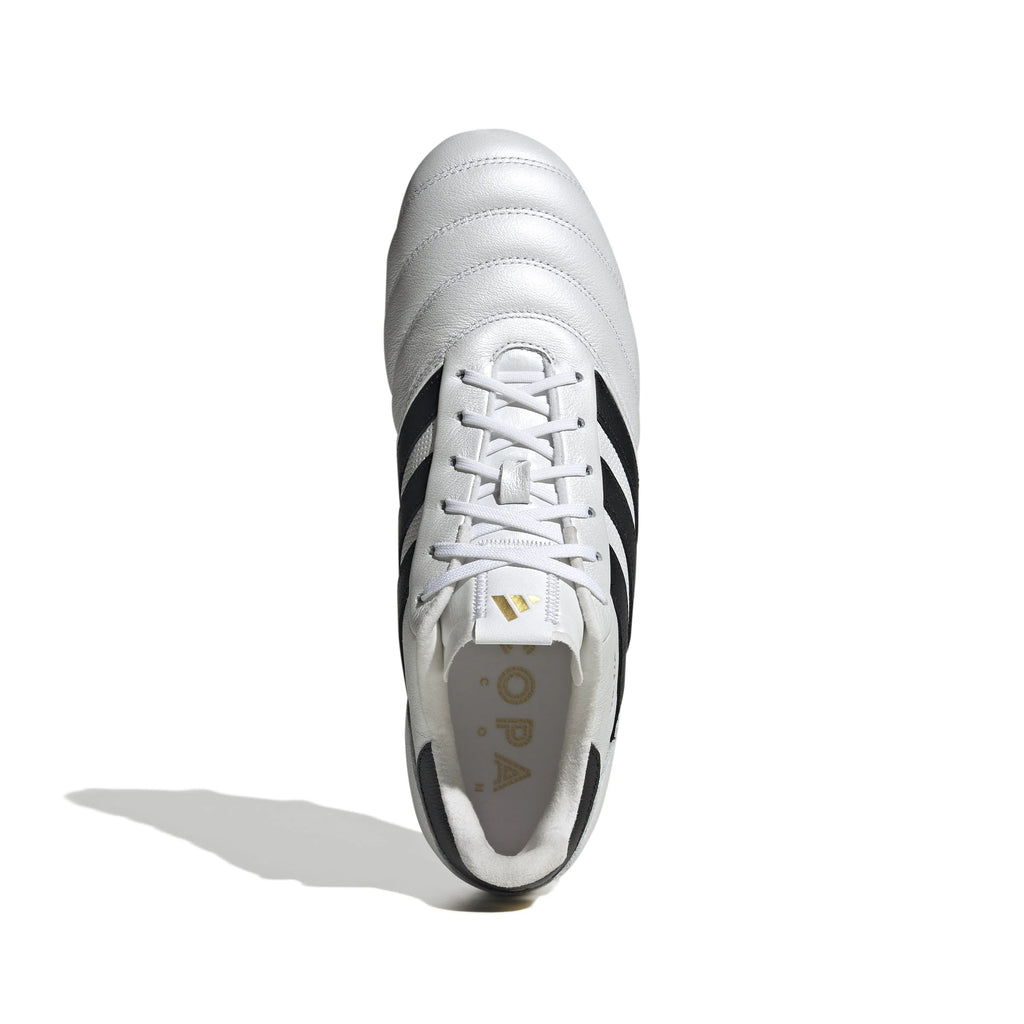 adidas Copa Icon FG Firm Ground Soccer Cleats White Black Gold Metallic