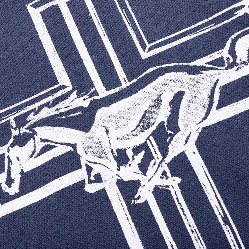 Mustang Cross Sweatshirt Washed Navy