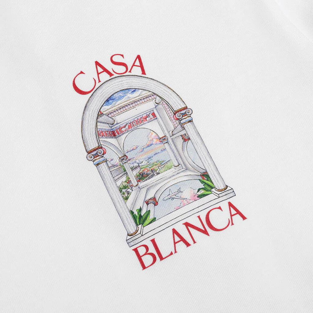 Le Passage Printed T Shirt White