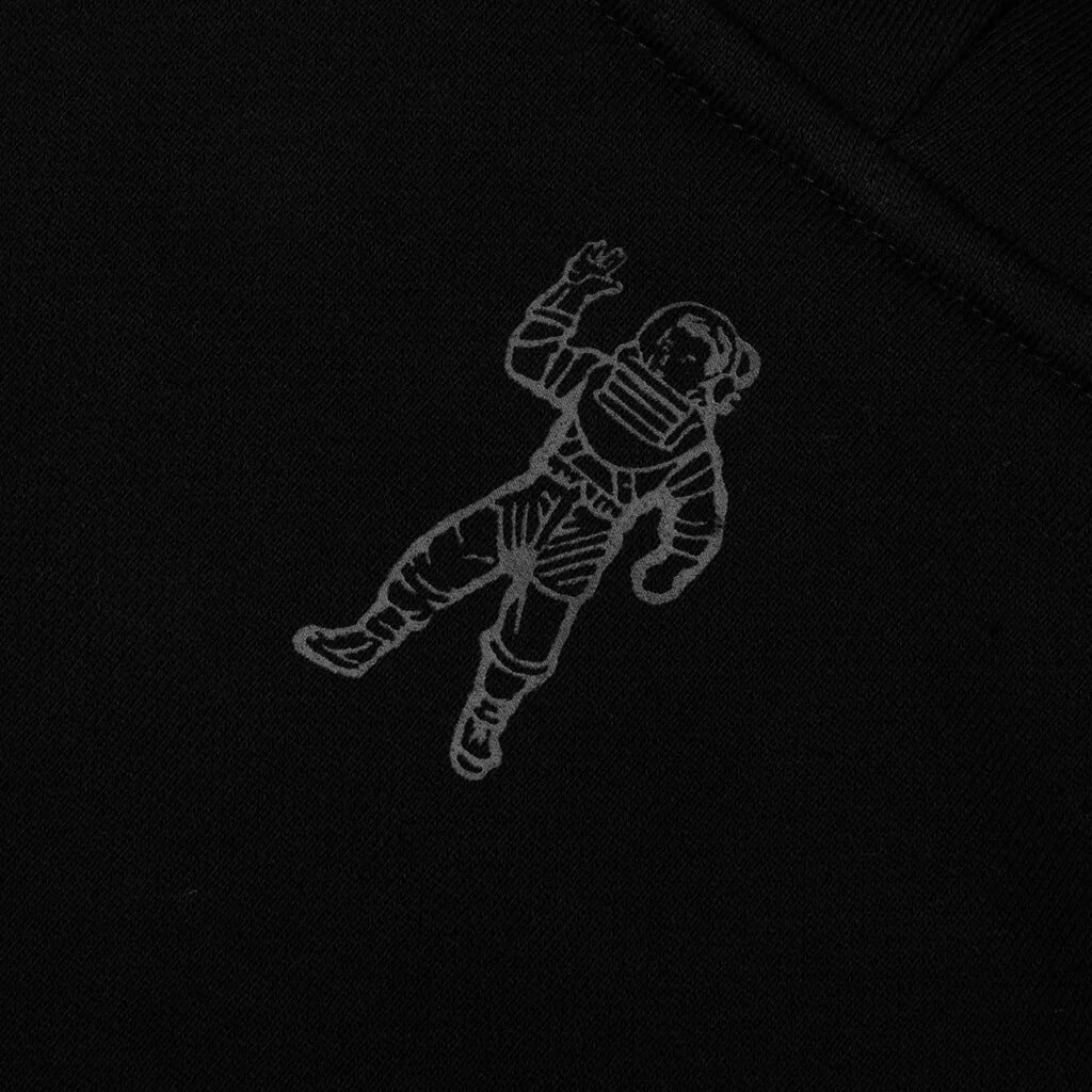 Script Zip Hoodie Black