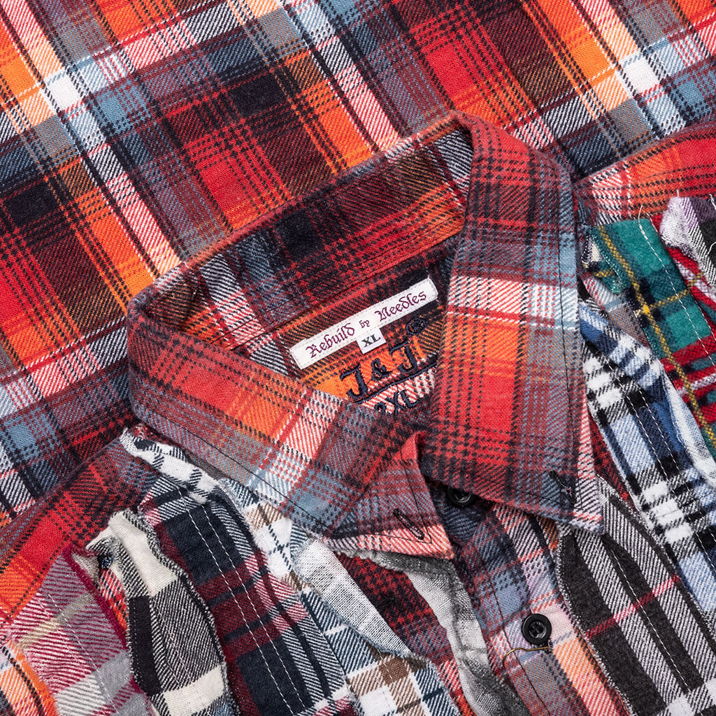 Ribbon Flannel Shirt Assorted