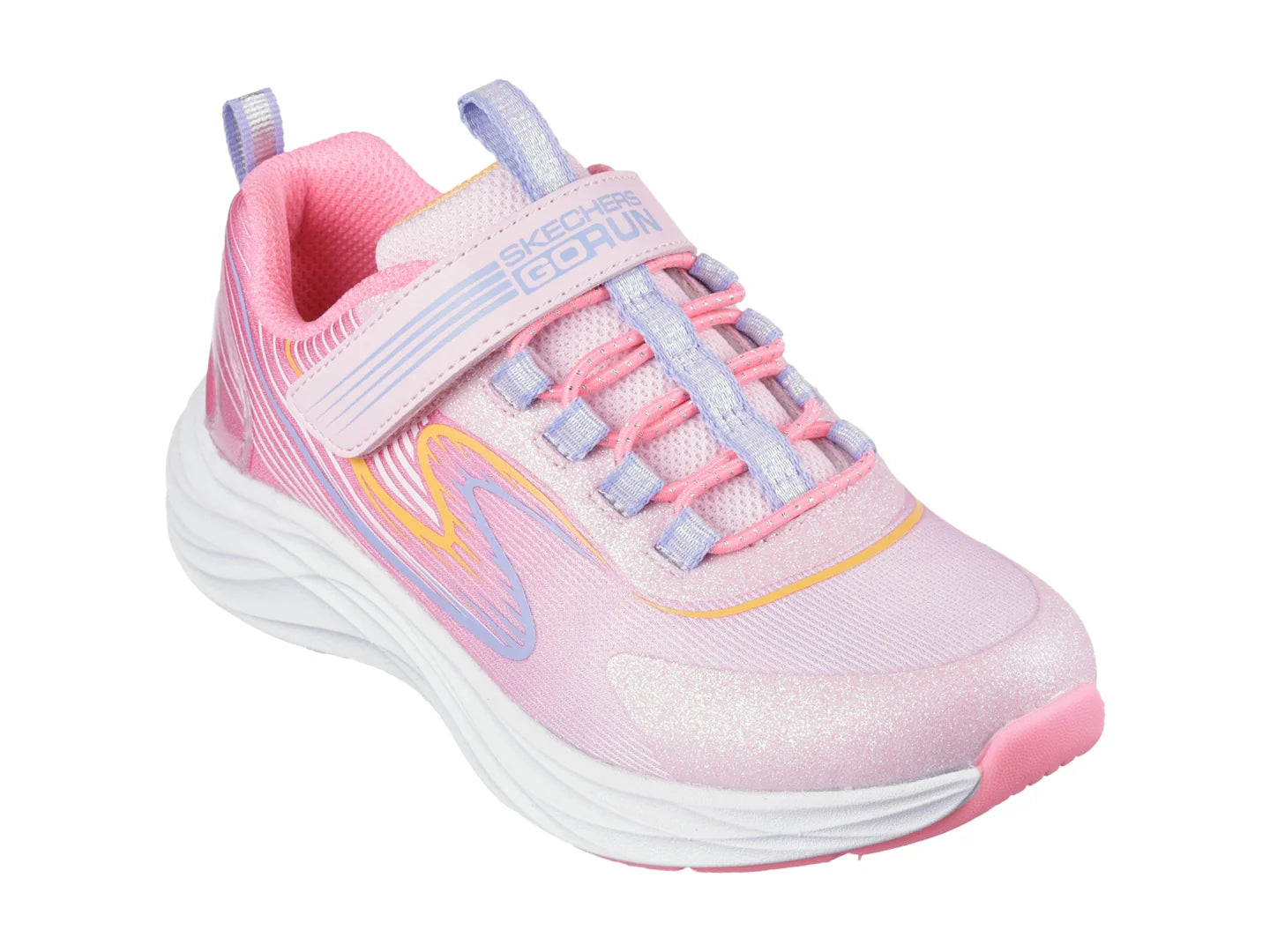 Tenis Skechers Go Run Accelerate Rosa Multicolor para Niña