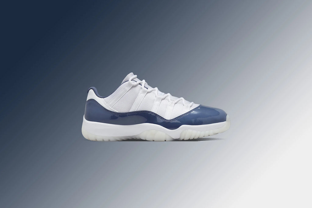 Air Jordan 11 Retro Low White Midnight Navy Diffused Blue