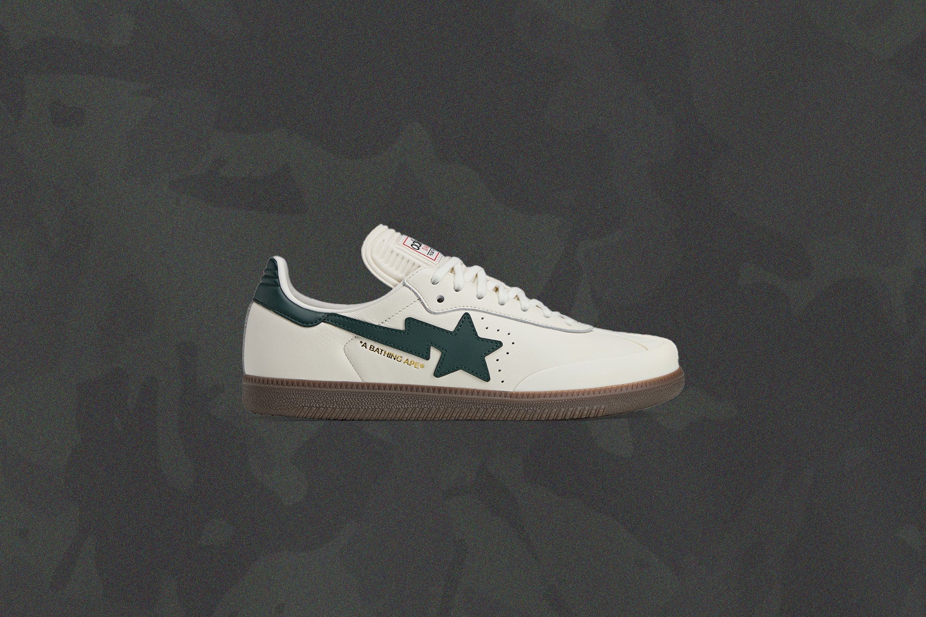 Adidas x BAPE Samba Off White Shadow Green Gum