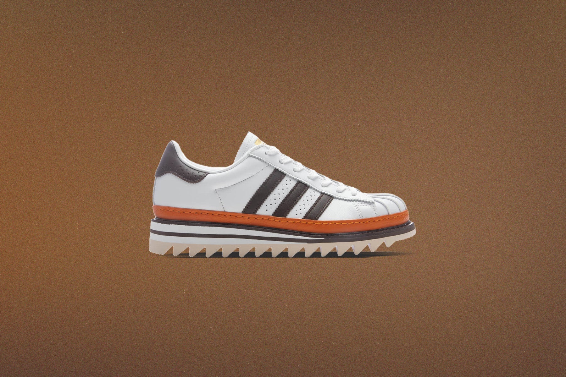 Adidas Originals x CLOT by Edison Chen Superstar Coffee Footwear White Coffee Unity Orange