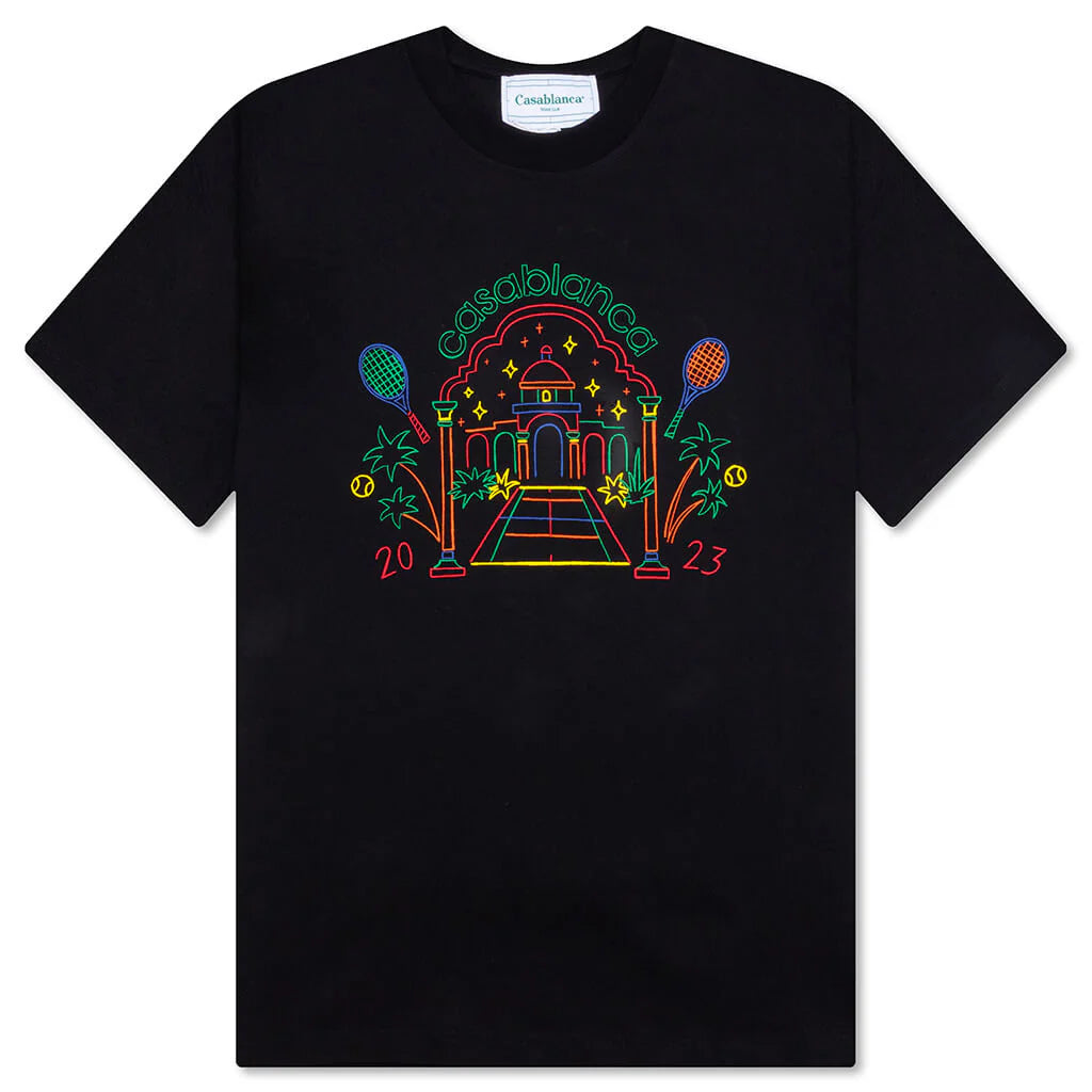 Rainbow Crayon Temple Jersey Black