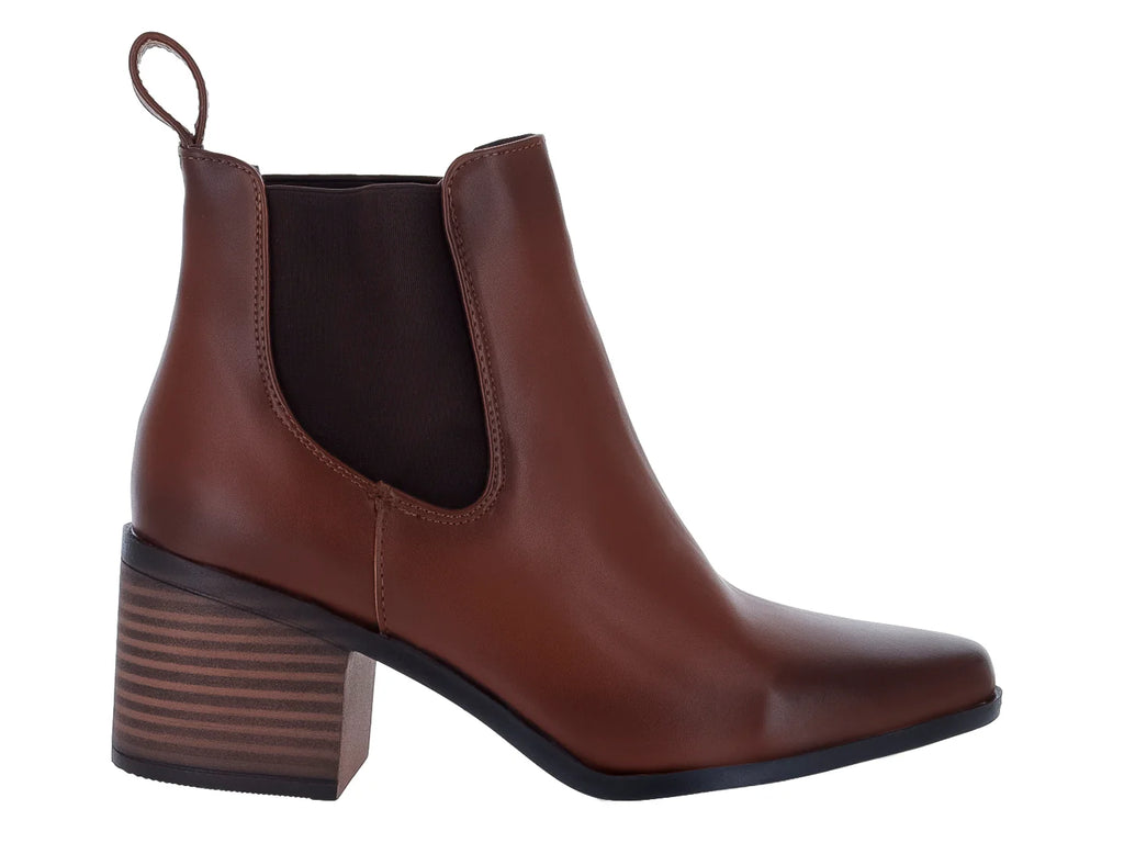Botines Luna Rosa Color Tan para Mujer
