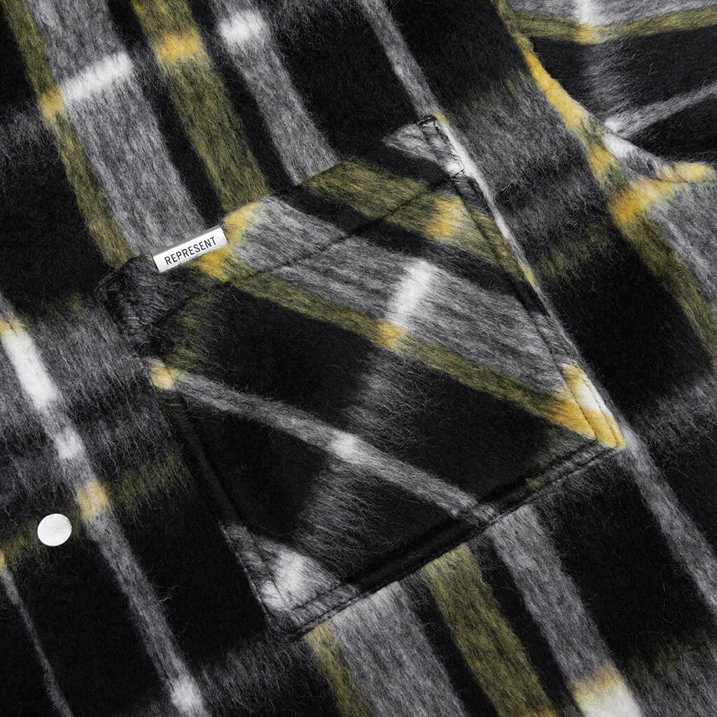 Textured Overshirt Jet Black