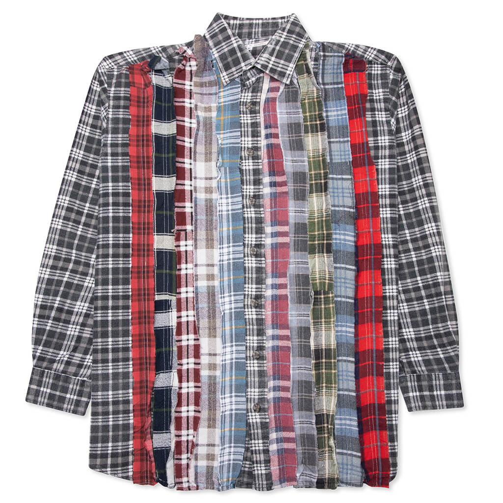 Needles Flannel Shirt Ribbon Shirt Assorted