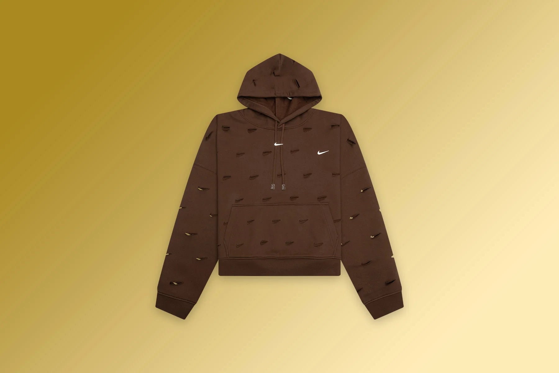 Nike x Jacquemus NRG HE Swoosh Hoodie Cacao Wow