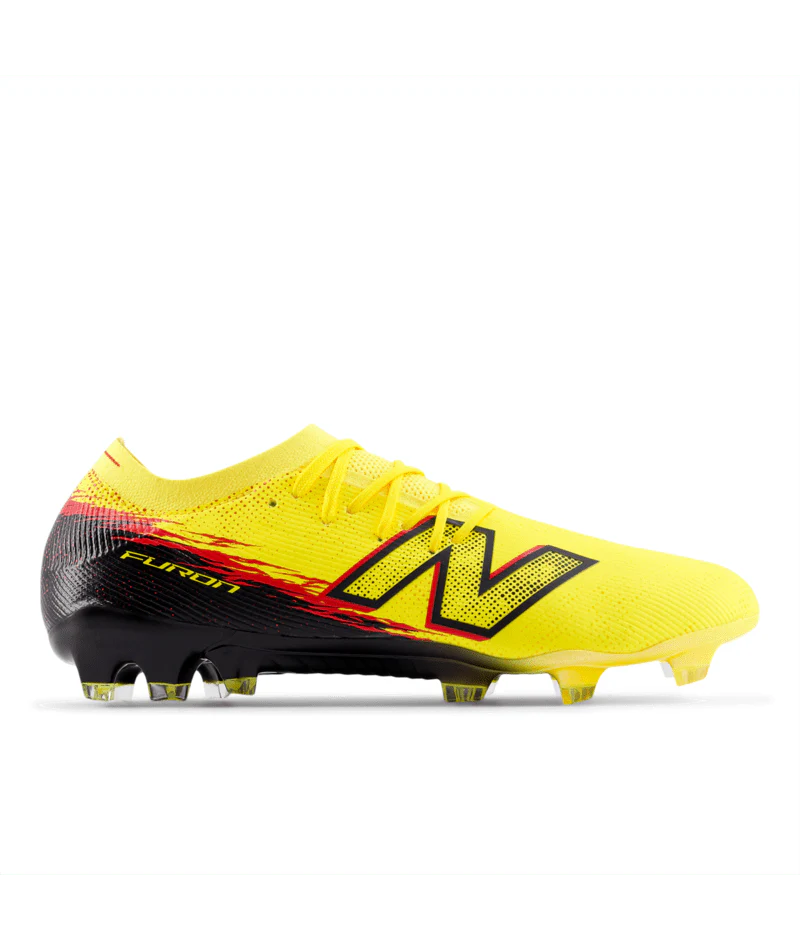 New Balance Furon Elite V8 FG Firm Ground Mens Soccer Cleats Punch Yellow