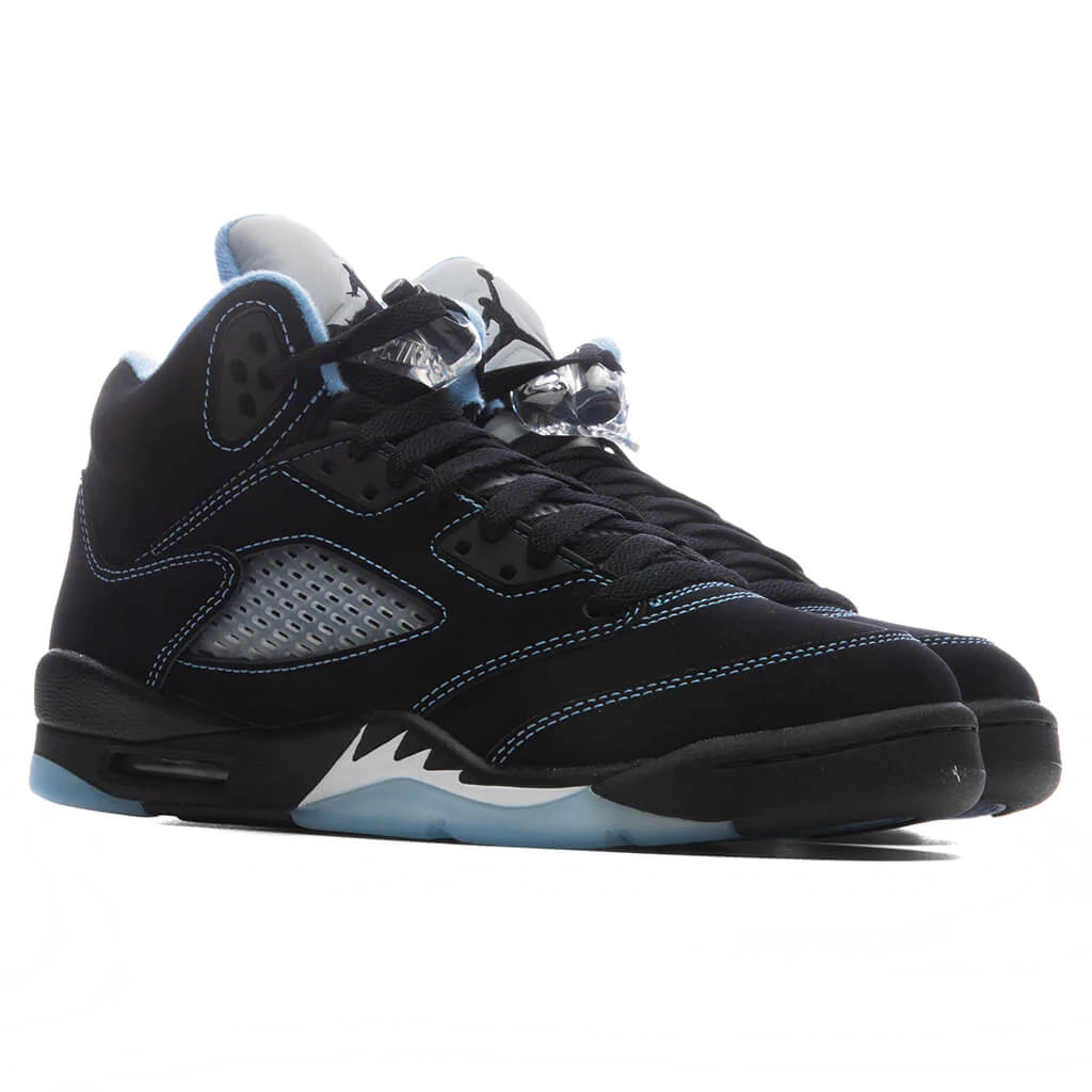Air Jordan 5 Retro Black Carolina Black Multi