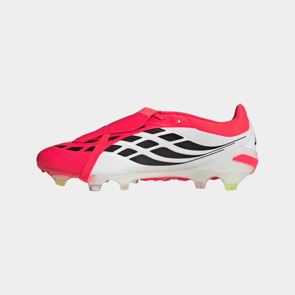 adidas Predator Pro Fold Over Tongue FG Firm Ground Mens Soccer Cleats Lucid Red Black White