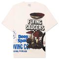 Allover Print Mash up Tee Natural