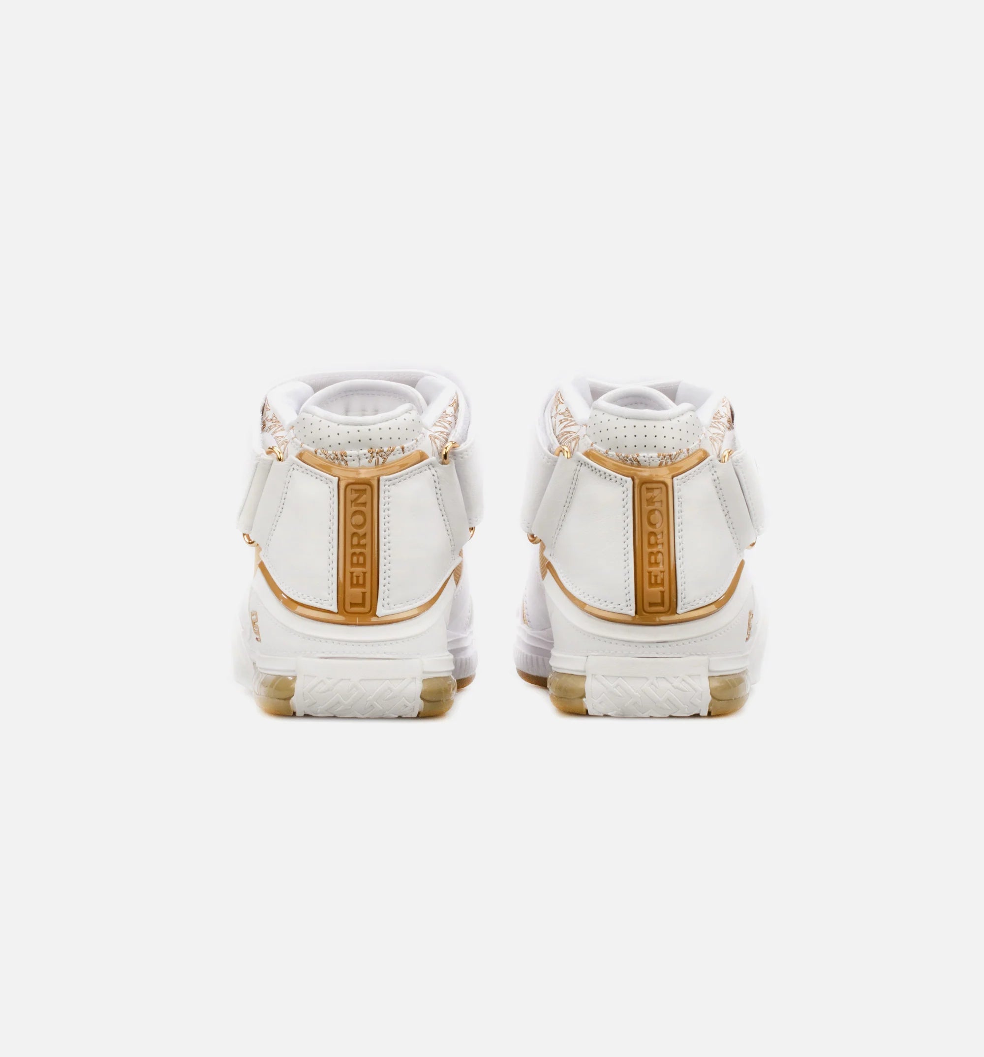 LeBron 2 Maccabi Mens Basketball Shoe White Gold