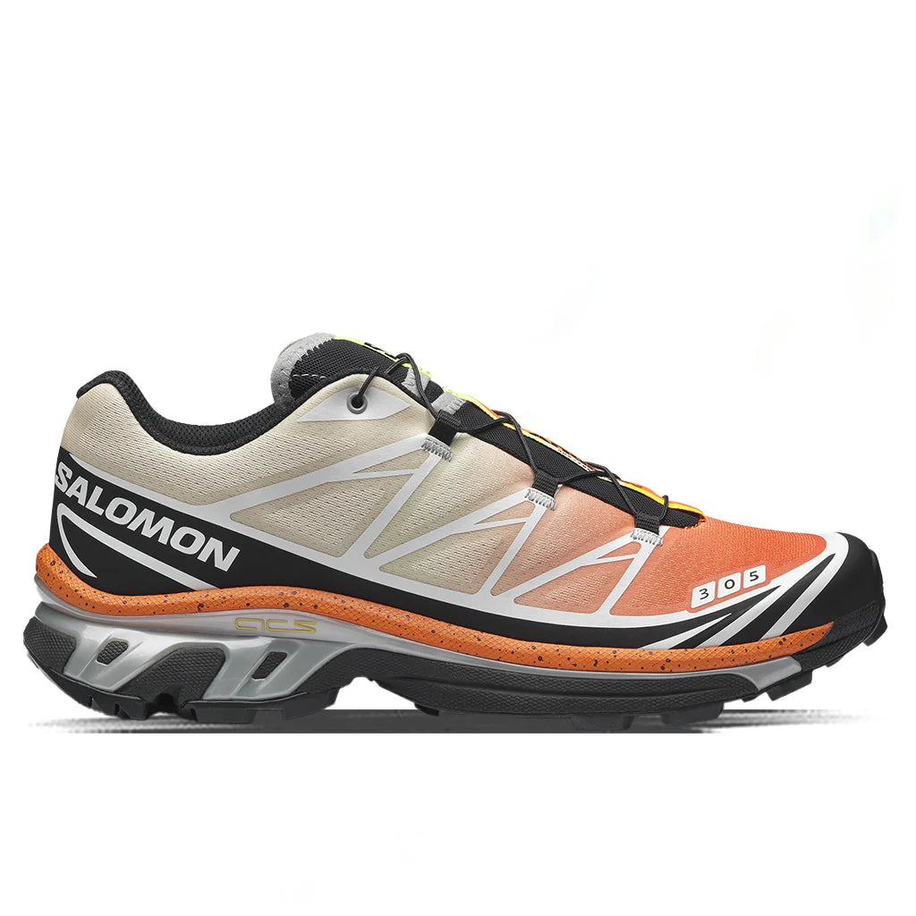 Salomon x Andrew Miami XT 6 Shocking Orange Transparent Yellow Black