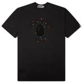 Color Stone College Relaxed Fit Tee Black