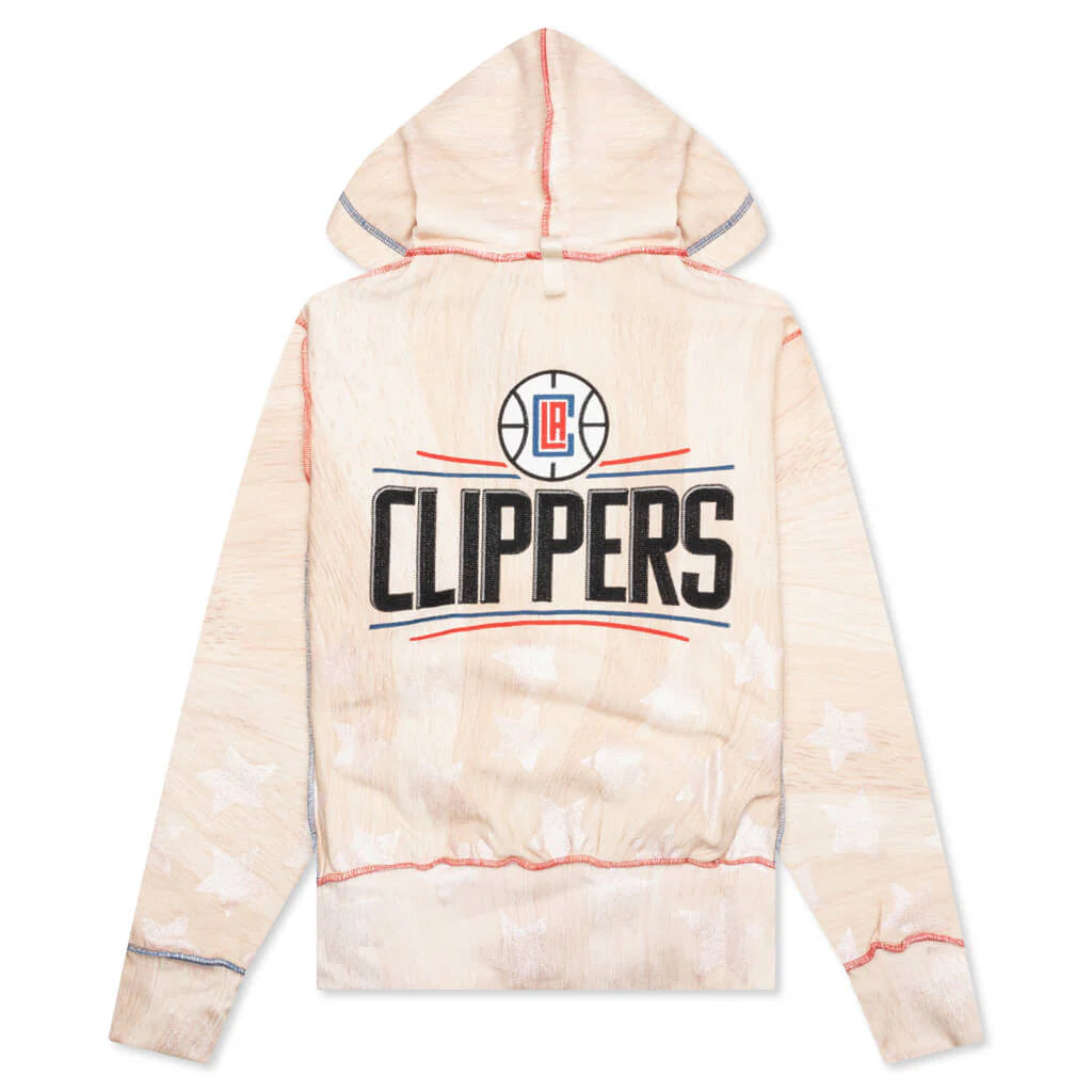 Advisory Board Crystals x LA Clippers Hoodie Wood Grain