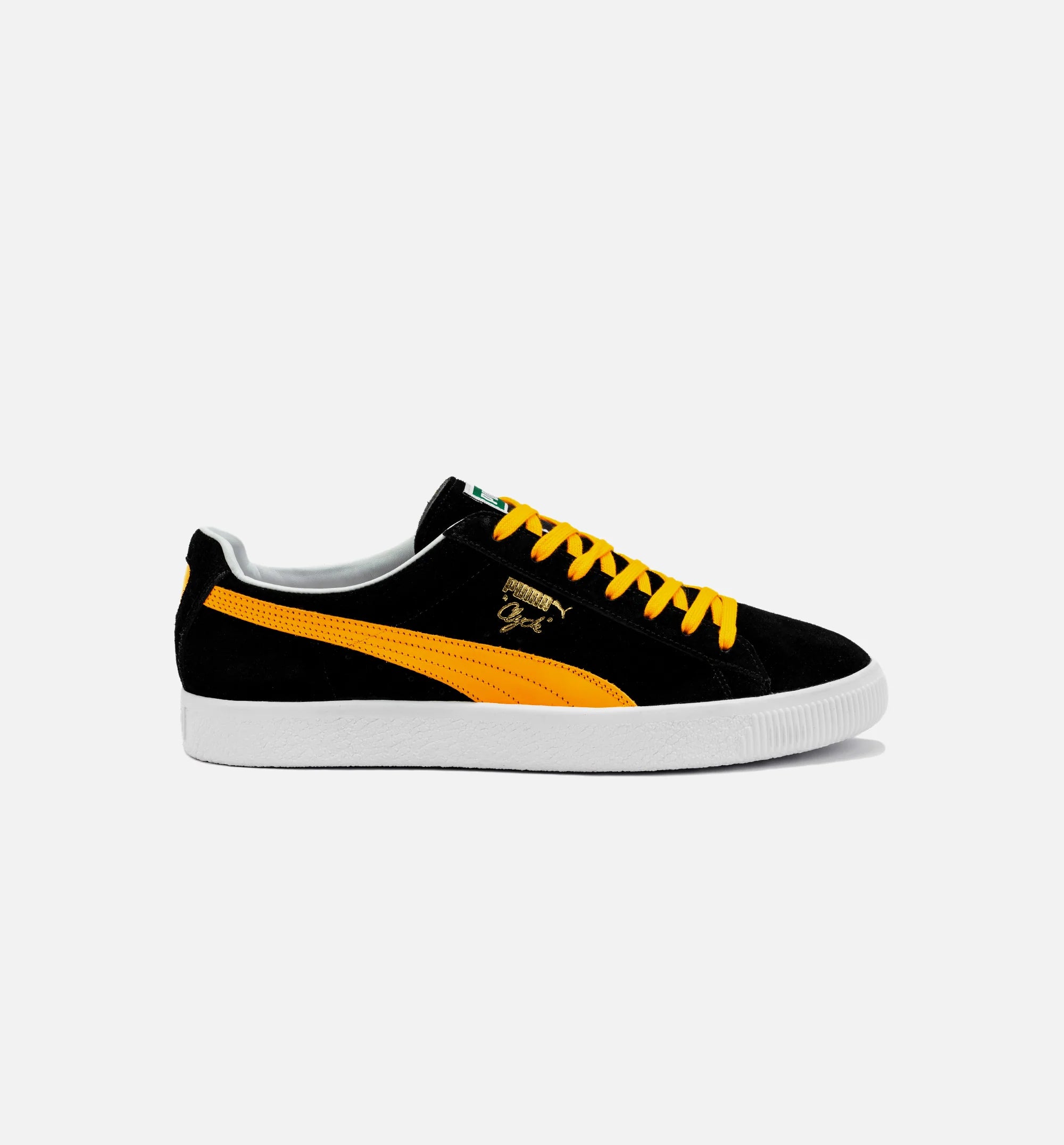 Clydezilla Mens Lifestyle Shoe Black Yellow