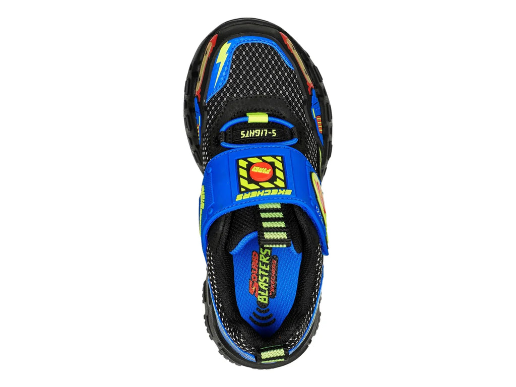 Tenis Skechers Azul y Lima para Niño