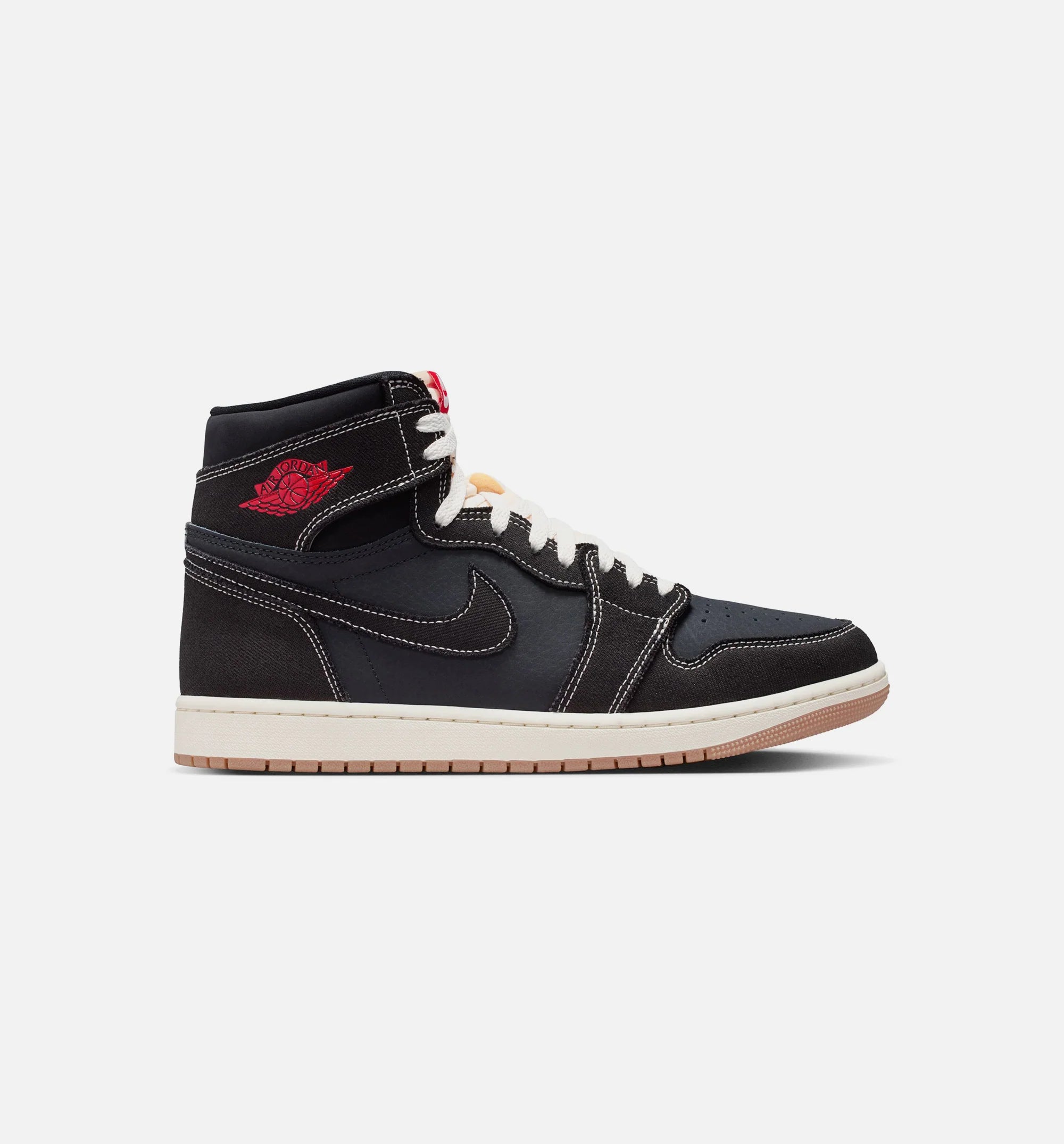 Air Jordan 1 Retro High OG Flight Club Mens Lifestyle Shoe Black University Red Sail Gum Medium Brown