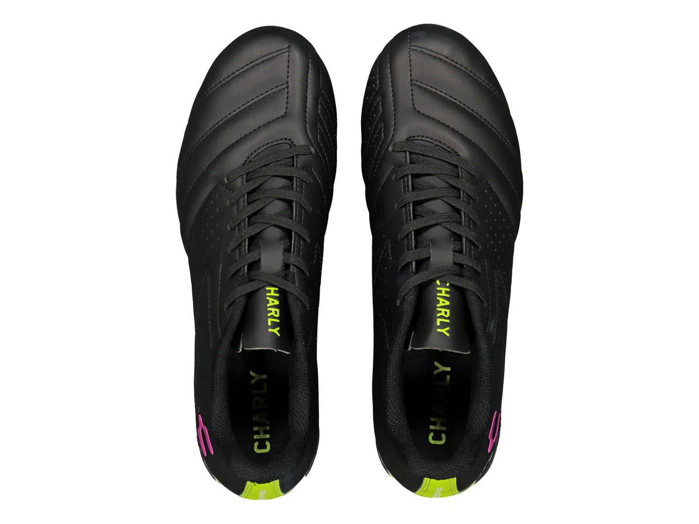 Tenis de Fútbol Charly Negro con Lima y Coral para Hombre