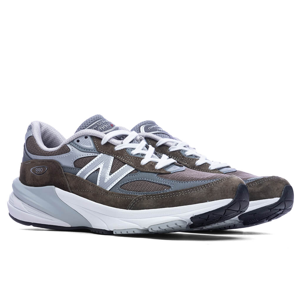 Made in USA 990v6 Olive Grey