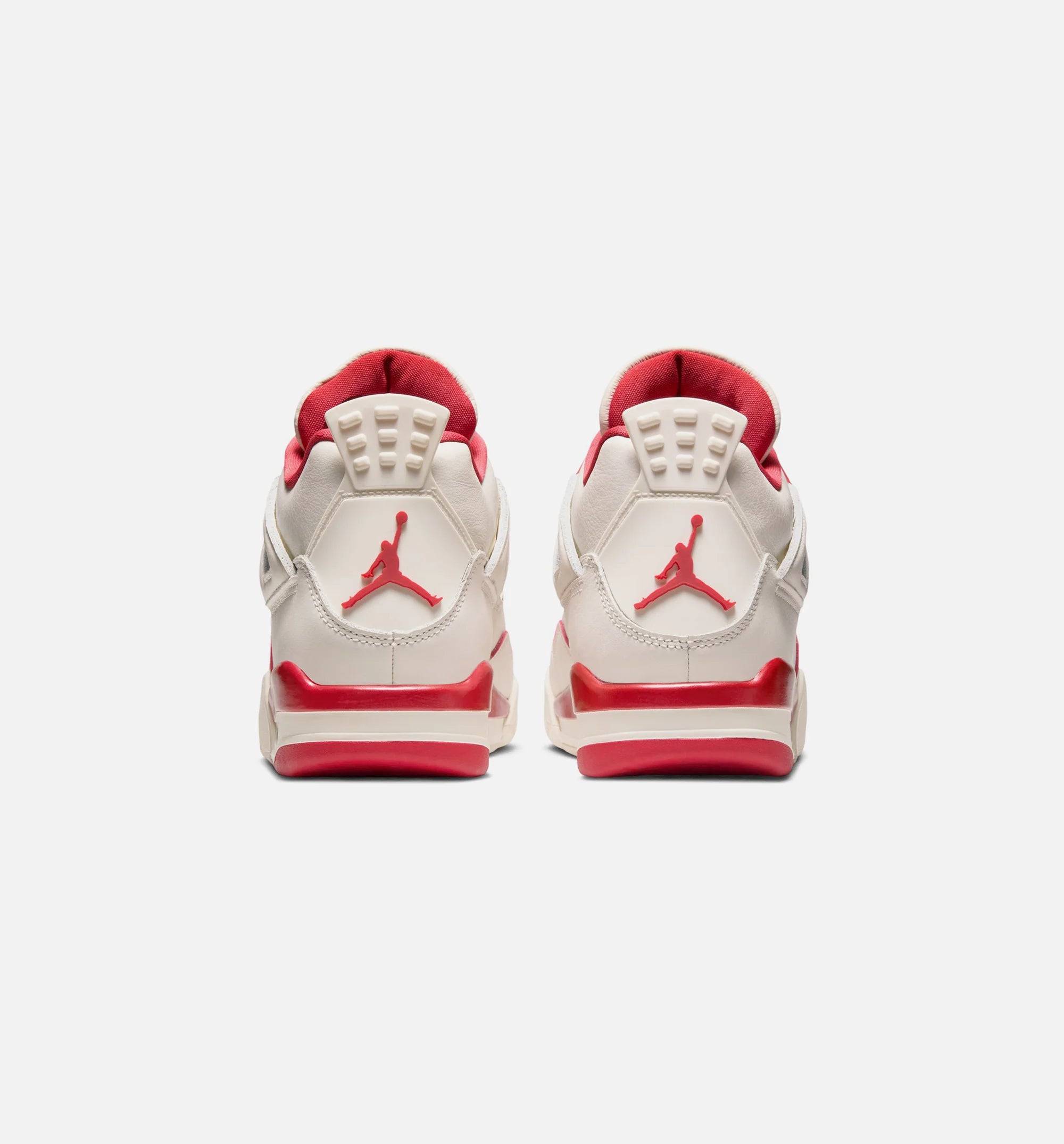 Air Jordan 4 Retro Valentines Day Womens Lifestyle Shoe Pale Ivory Sierra Red Tough Red