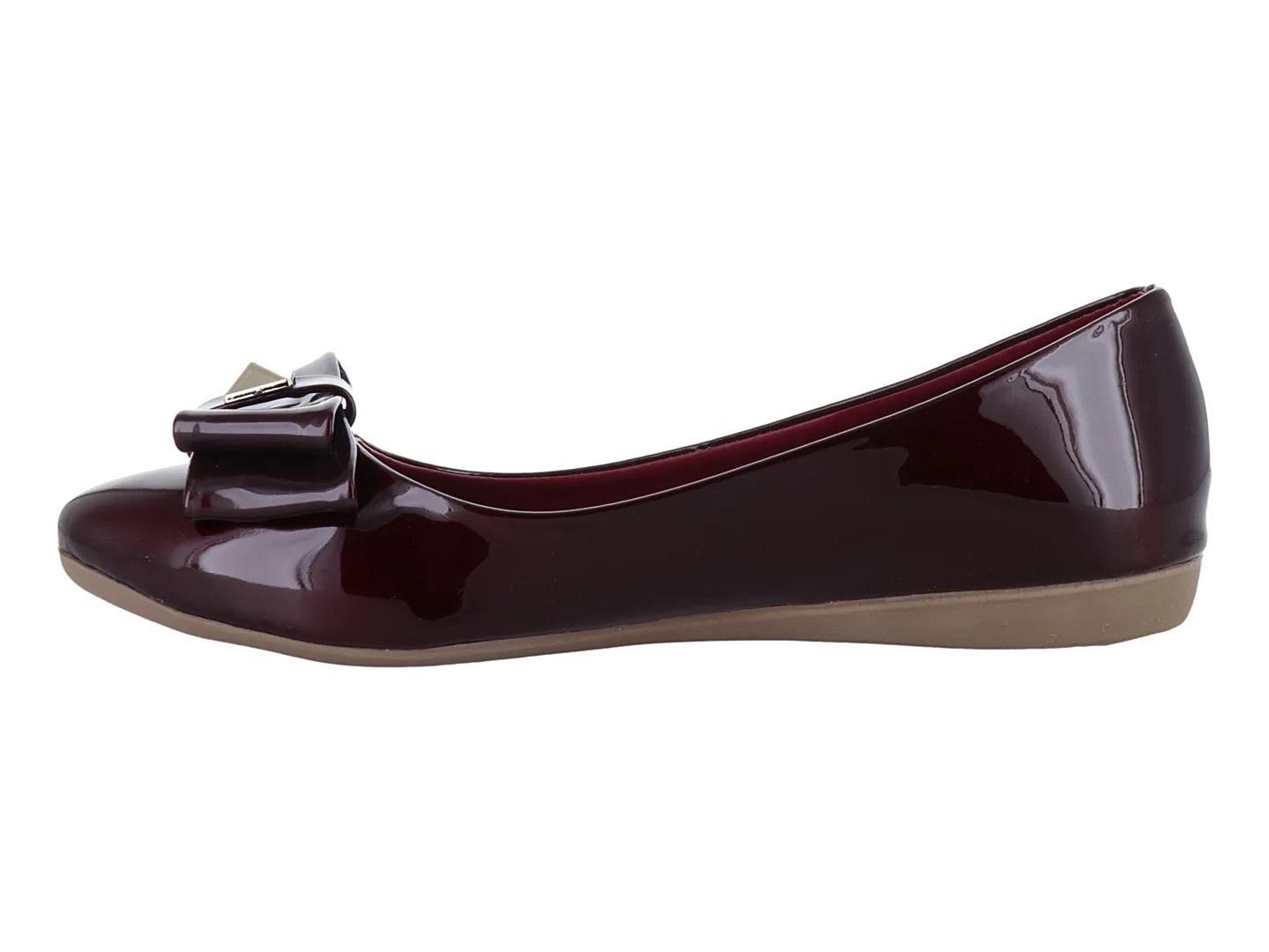 Zapatos Planos MeliAna Color Vino para Mujer