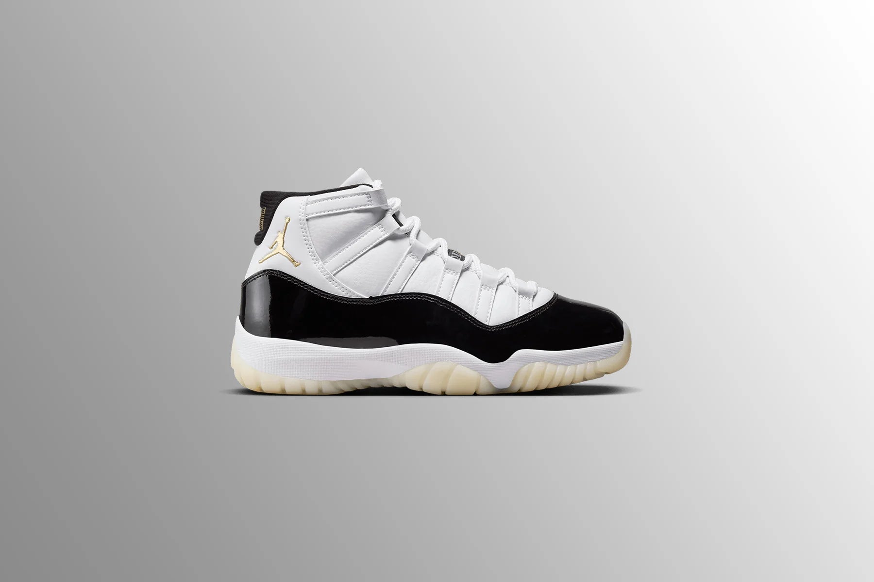 Air Jordan 11 Retro Gratitude Defining Moments White Metallic Gold Black