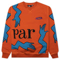 Early Grab Crewneck Sweatshirt Sienna Orange