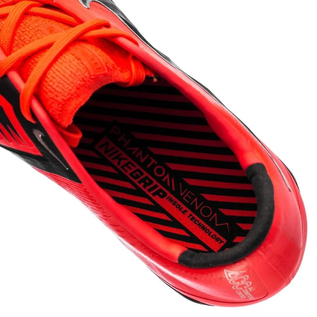 Nike Phantom Venom Elite FG Firm Ground Soccer Cleats Bright Crimson Black