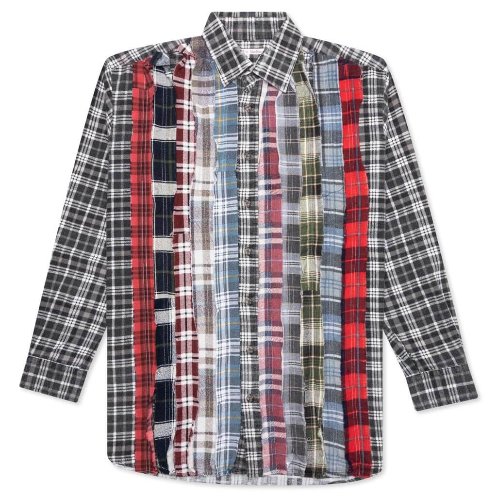 Needles Flannel Shirt Ribbon Shirt Assorted