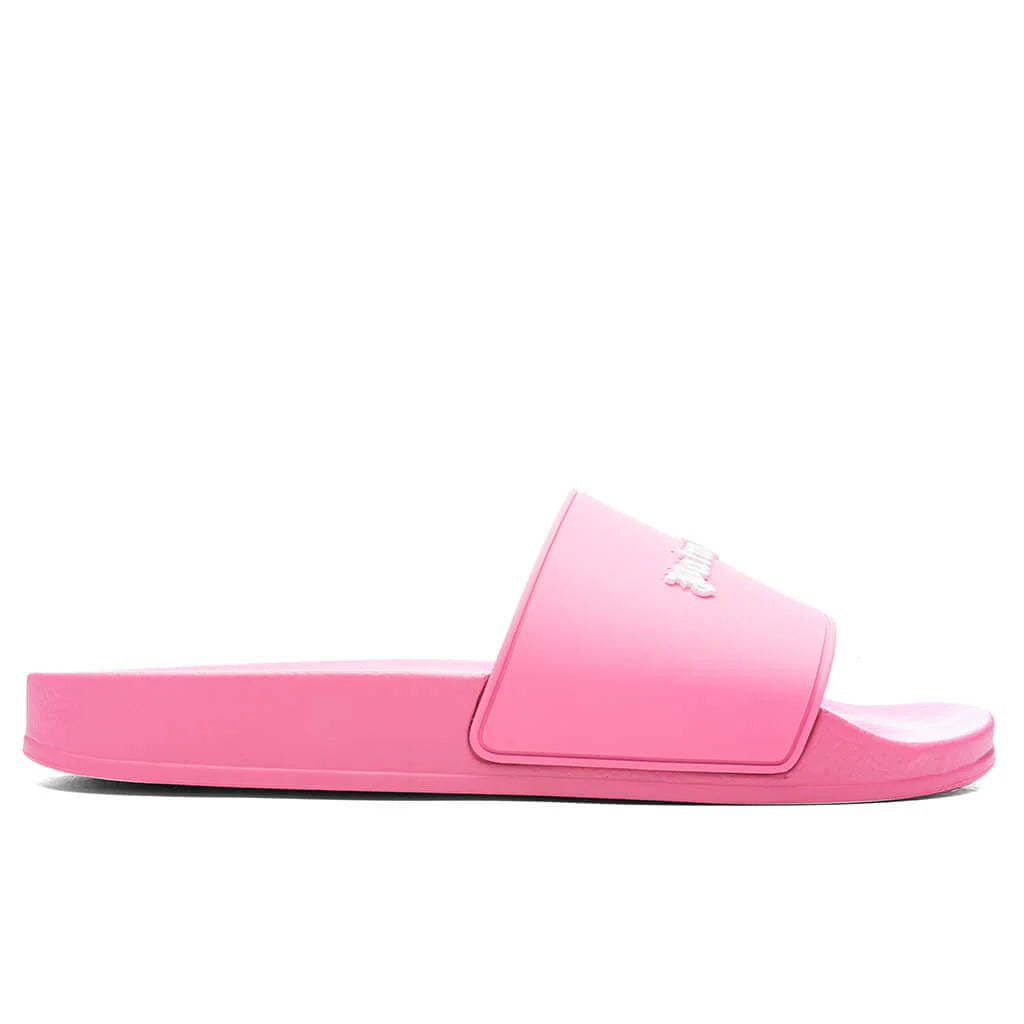 Classic Logo Pool Slider Fuchsia Fluorescent