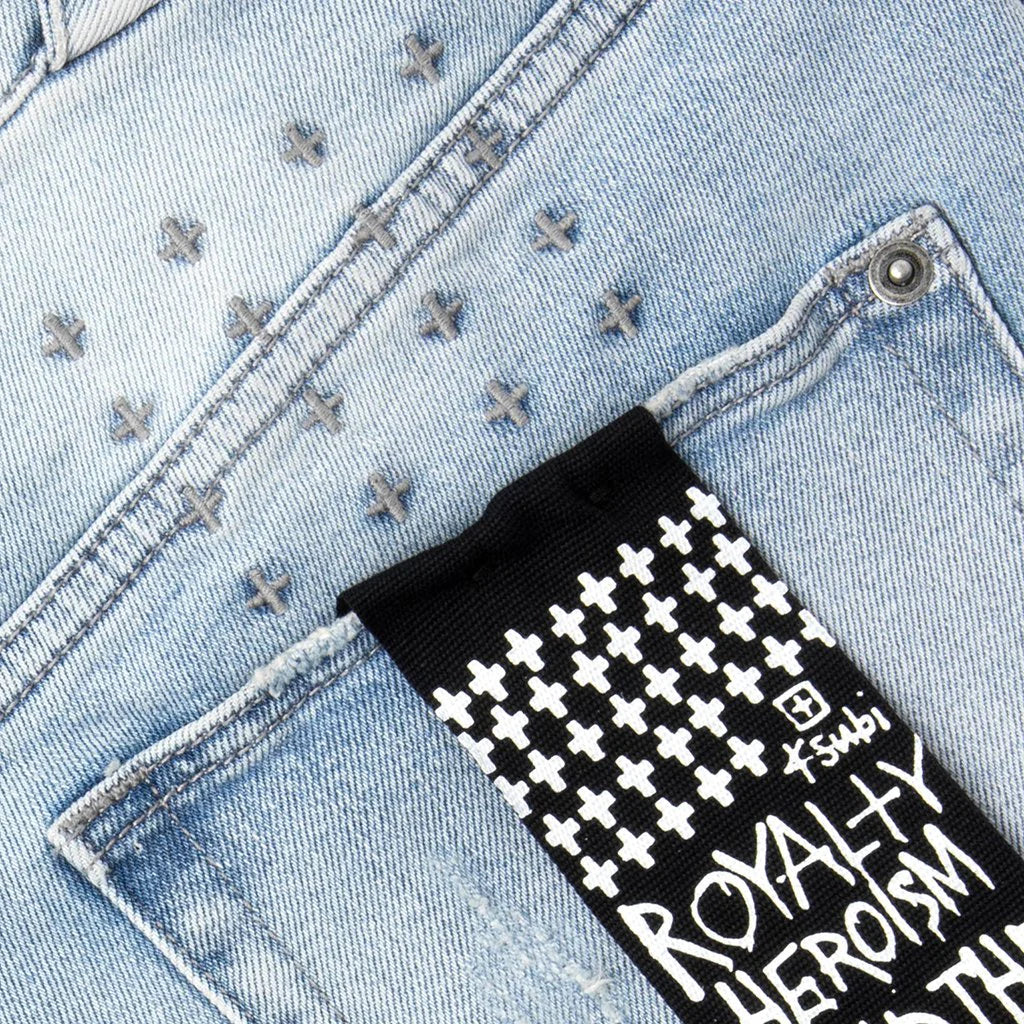 Chitch Jean Punk Blue Trashed