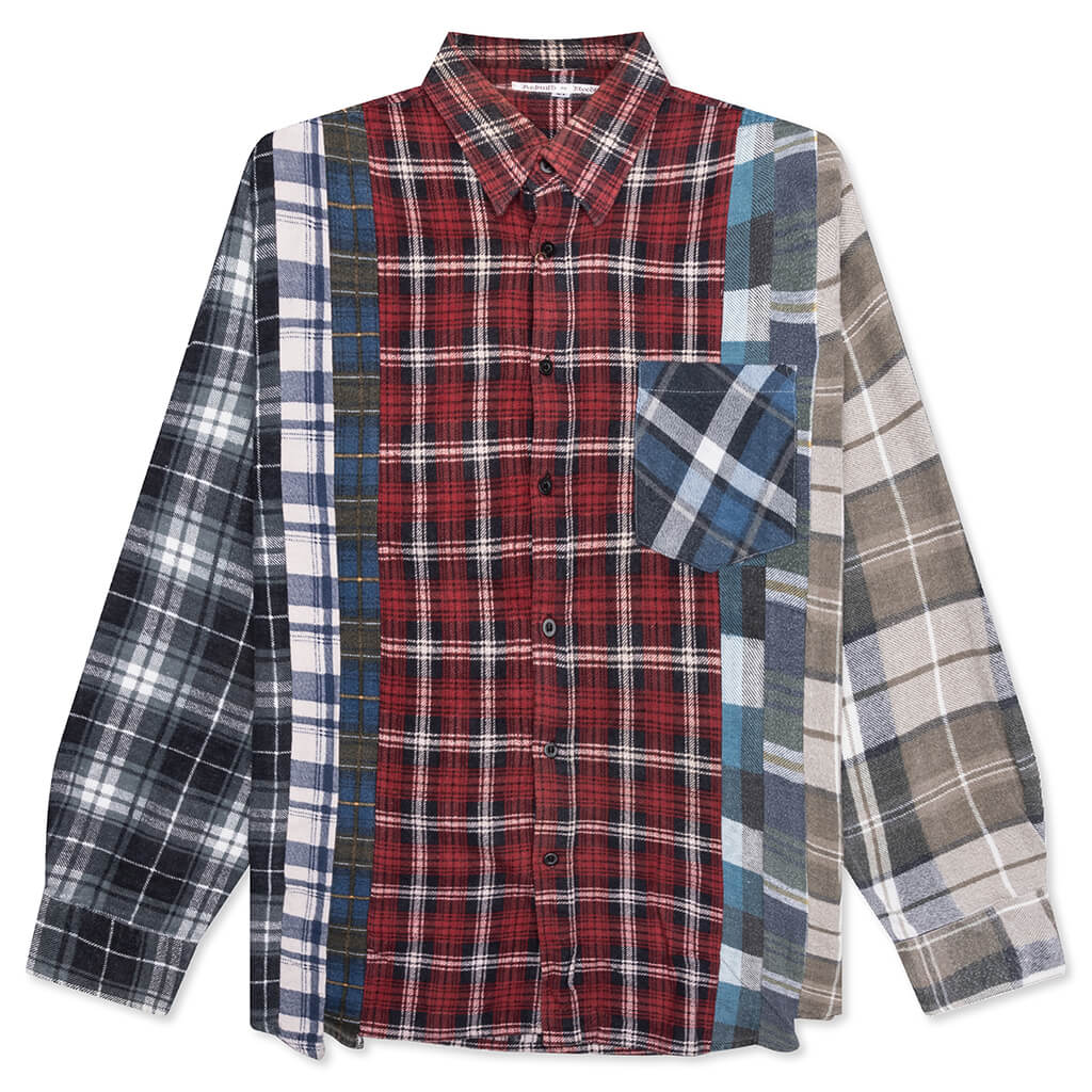 7 Cuts Flannel Shirt Assorted