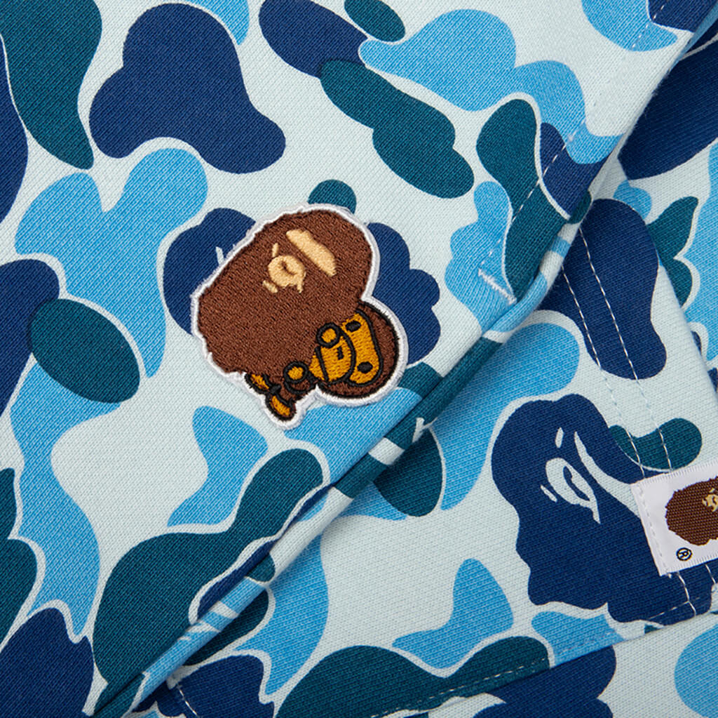 Kids ABC Camo Ape Milo One Point Sweat Pants Blue