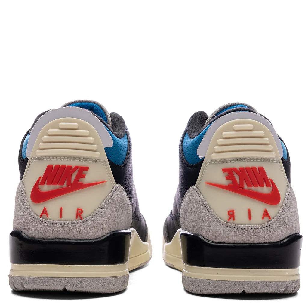 Air Jordan 3 Retro OG Rare Air Black Chile Red Neutral Grey