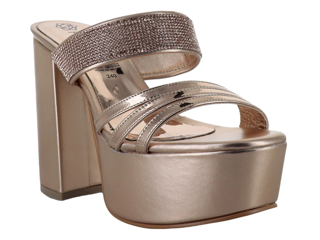Zapatillas Roze Oro Rosado para Mujer
